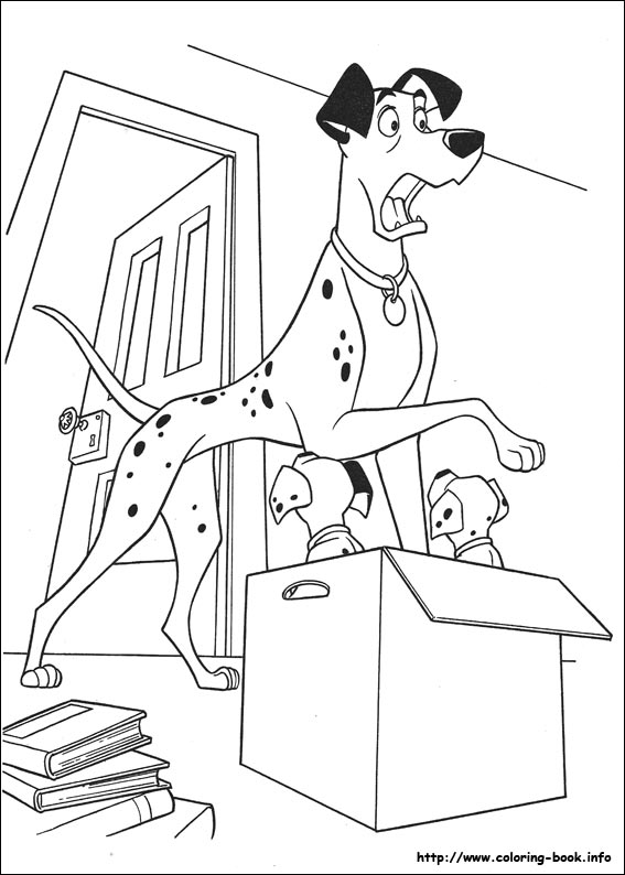 101 Dalmatians coloring picture